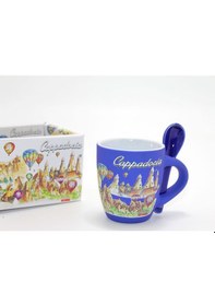 Resim Konyax Tekli Yöresel Kahve Fincanı Seri 1 Çok Renkli 