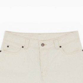 Resim 984 5 Inch High Waist Jean Kadın Şort - Rinsed / 26 