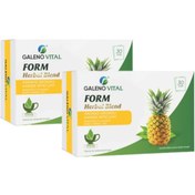 Resim Galeno Vital Form Herbal Blend Bromelain Destekli Detox Çayı 2'li Eko Paket 
