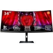Resim Xiaomi Ekran Monitörü Kavisli Oyun İçin G34WQI WQHD 180Hz 34 inç ELA5458UK - Siyah 