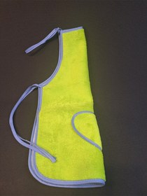 Resim Peluş Mutfak Önlüğü / Su Geçirmez Yeşil Başak Ev Tekstili 