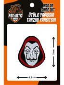 Resim FANTASTIC ARMA Ütü Ile Yapışan Dokuma Arma Patch, La Casa De Papel 
