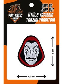Resim FANTASTIC ARMA Ütü Ile Yapışan Dokuma Arma Patch, La Casa De Papel 