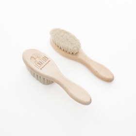 Resim Le Natura Ekstra Yumuşak Doğal Keçi Kılı Bebek Fırçası 