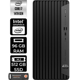 Resim Hp Pro Tower 400 G9 Intel Core I7 14700 96GB 512GB SSD W11H Masaüstü Bilgisayar & Per4 USB Bellek 5V5M2ESPN377 