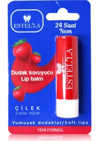 Resim Estella Çilek Dudak Nemlendirici 