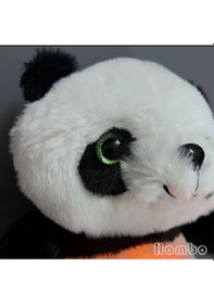 Resim Nefes Alan Panda Peluş Oyuncak Uyku Arkadaşı Müzikli Işıklı Nefes Alıp Veren Peluş 