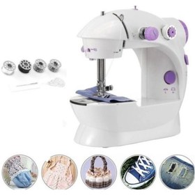 Resim Dikiş Makinesi Sew Whiz Elektrikli Veya Pille Çalışabilen Çift Kademeli Işıklı Mini 
