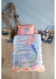 Resim Clasy Aria Pudra Ranforce %100 Pamuk Tek Kişilik Nevresim Takımı Pudra 