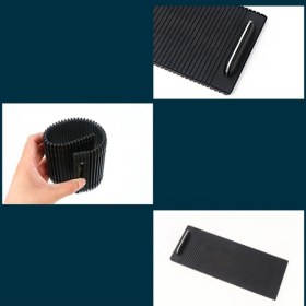 Resim Vw Passat B7 2016-2022 Orta Konsol Sürgülü Kapak Perdesi Siyah 5G1864263 5G0862531 