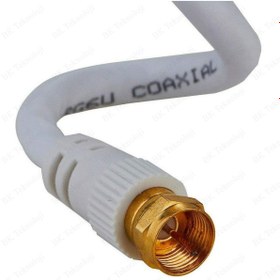 Resim BK Teknoloji F Konnektörlü 5 Metre Rg6/u Coaxial Hazır Uydu Anten Kablosu 