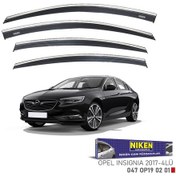 Resim Replax Opel İnsignia 2017 Sonrası Kromlu Cam Rüzgarlığı 4lü 