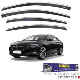 Resim Replax Opel İnsignia 2017 Sonrası Kromlu Cam Rüzgarlığı 4lü 