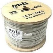 Resim Onli 2+1 1x0,22 mini Coax 2x0,22mm 500 metre CCTV Kamera Kablosu 