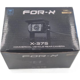 Resim For-X Park Kamerası - 10 Metre Kablolu 12V/24V Geri Görüş Kamerası - For-X X-375 Metal Kasa Teyp Geri Park Kamerası 