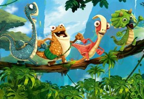 Resim Ravensburger 2x12 Parça Dino Dostlar 051250 