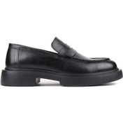 Resim Shoetyle - Siyah Deri Bağcıksız Erkek Klasik Ayakkabı 250-2375-860-siyah 