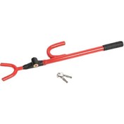 Resim Mufunye Profesyonel Direksiyon Kilidi - Çelik Hırsızlık Önleyici, Suv/kamyonetler İçin Ayarlanabilir Kesmeye Dayanıklı Kilit Sistemi 2 Anahtarlı 