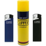 Resim Clipper Fit Large Çakmak 2 Adet + 1 Adet Clipper Çakmak Gazı (No1) 