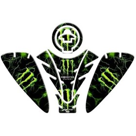 Resim Gogo Tank Pad Set 009 Mnstr Yeşil-siyah Yamaha Yzf-r25 2019-2024 