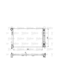 Resim Mercedes C200 W202 Motor Radyatoru 1994-2000 Valeo 732741 