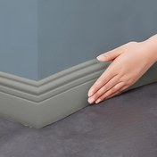 Resim Glam Stil Yapışkanlı Esnek Zemin ve Duvar Kağıdı Kenarı - Mat Yüzey, Kolay Kurulum, Alet Gerektirmez, Oturma Odası, Yatak Odası, Mutfak, Banyo için Uygun - Ahşap, Plastik, Fayans, Laminat Yüzeylerle Uyumlu (9.8cm x 200cm / 3.9in x 79ft) - DIY Ev Dekoru & Yenileme İçin İdeal, Şık Tasarım, Aletsiz Montaj 