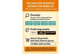 Resim Özcan En140 x Boy240 cm Plise Pileli Sürgülü " Beyaz"kayar Kapı pencere Sineklik (Demir Kapı ,ahşap Kapı, Çelik Kapı Pimapen Kapı sinekliği) 
