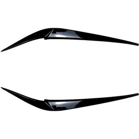 Resim Ön Far Kapağı Kafası Işık Lambası Göz Kapağı Kaş Trim Abs İle Uyumlu Bmw X3 X4 G01 G02 2018 Parlak 