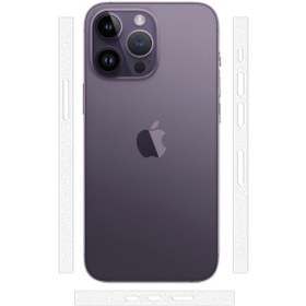 Resim Ally iPhone Uyumlu 14 Pro Hidrojel Hayalet Yan Alt Üst Kaplama Koruyucu 