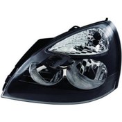 Resim Renault Clio 2 - Iı / Clio 3 - Iıı Sağ Ön İçi Siyah Far 2002 - 2004 - 7701054063 - Ayfar 