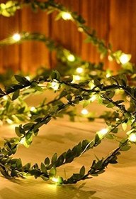 Resim TechnoSmart Dekoratif Yapay Yapraklı Peri Led 3 Metre Sarmaşık Ledli (Günışığı) 