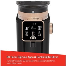 Resim Arzum OK0044 Master nd Kahve Öğütücü 60 Öğütme Ayarlı Dijital Ekranlı 