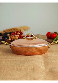 Resim Kapaklı Bakır Tava 20 Cm Diğer 