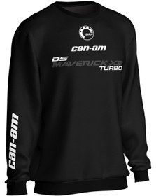 Resim Brp Can-Am Maverick X3 Ds Turbo Sweatshirt - Black / 2XL 
