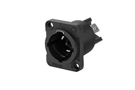 Resim Rean RRAC3M-X-000-1 Kilitli Power Giriş Şase Konnektörü 