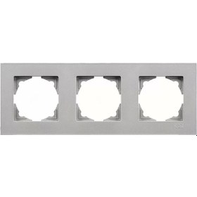 Resim Günsan Eqona Gümüş Üçlü Çerçeve 