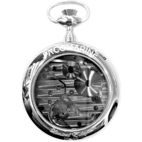 Resim Pacomarine Pm.pockhet.s1 Pacomarine Nostaljik Zincirli Orjinal Kutusunda Köstekli Cep Saati Özel Tasarım 