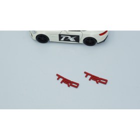 Resim EDEXPORT TRD Direksiyon Kırmızı Logo Amblem Toyota İle Uyumlu_ 