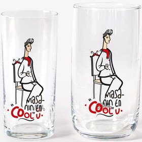 Resim Masanın En Cool'u Kadeh+Bardak Set 