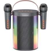 Resim Earldom A32 Rgb Işıklı 2 Adet Karaoke Mikrofonlu Bluetooth Kablosuz Hoparlör 