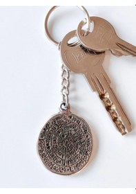 Resim Moncuk Design Maya Takvimi Metal Anahtarlık 
