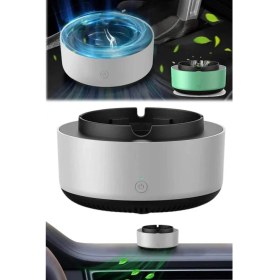 Resim Vintessy Elektronik Akıllı Küllük Hava Temizleyici Kokusuz Kül Tablası Anti-Duman 