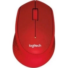 Resim Logıtech M330 Sessiz Kablosuz USB Optik Mouse Kırmızı 910-004911 