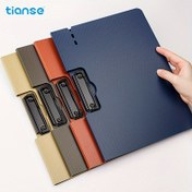 Resim TIANSE Dosya Klasörü Panosu, A4 Boyutlu Tekli Klasör 100 Kağıt Sayfası Tutabilir, Su Geçirmez Malzeme, Taşınabilir Belge Depolama, Hemşire Ofisi Okul Ev Toplantıları için Uygun 