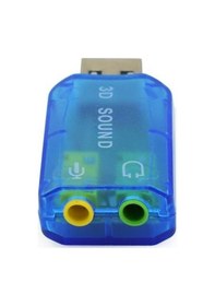 Resim Usb Ses Kartı 3D 5+1 Ses Kartı Usb Sound Controller 