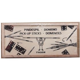 Resim Ahşap Domino ve Japon Strateji Çubuk Oyunu 