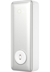 Resim Wiwu Wi-p023 Elite Serisi Dijital Led Göstergeli Akıllı Saat Kablosuz Powerbank 20000mah 145w Gümüş Gümüş 