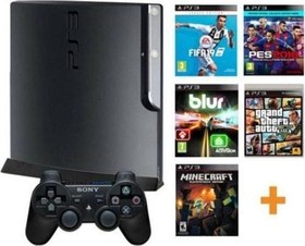 Resim Playstation 3 Slim 320 Gb Ve 30 Güncel Oyun 