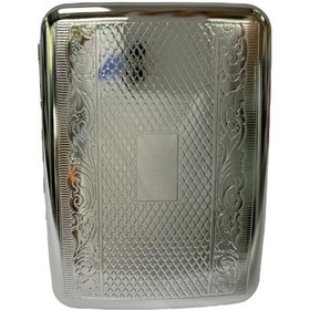 Resim Metal Sigara Tabakası Gümüş Renk 109229 