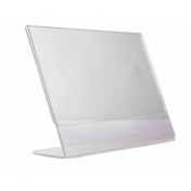 Resim soylu pleksi A4 L Tipi Yatay Föylük Broşürlük Şeffaf Pleksi - 5'li Paket 